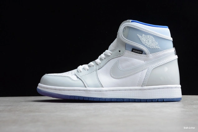 Cheap zoom air 1 jordan white racer ck6637-104 blue 0414